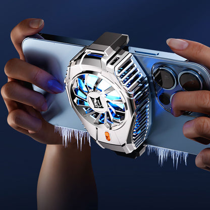 Zore N15 Gümüş Kaplama 2 Kademeli TEC Soğutma Sistemli Telefon Soğutucu Fan Gümüş