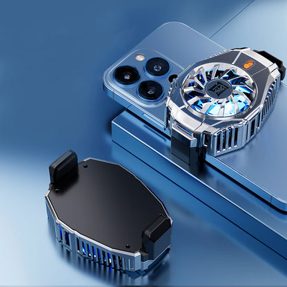 Zore N15 Gümüş Kaplama 2 Kademeli TEC Soğutma Sistemli Telefon Soğutucu Fan Gümüş