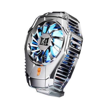 Zore N15 Gümüş Kaplama 2 Kademeli TEC Soğutma Sistemli Telefon Soğutucu Fan Gümüş