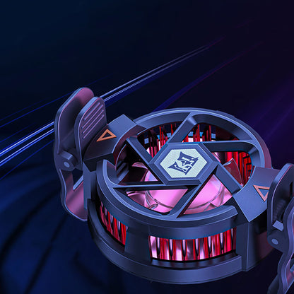 Zore N5 Magnetik Yapıştırmalı 10W TEC Soğutma Sistemli RGB Işıklı Telefon Soğutucu Fan Siyah