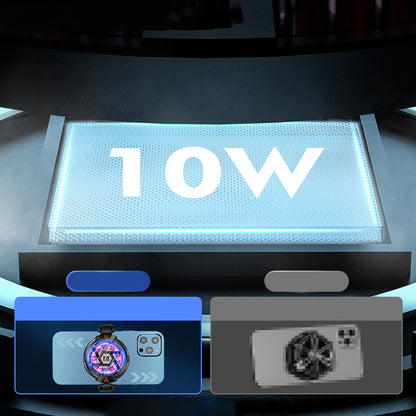 Zore N5 Magnetik Yapıştırmalı 10W TEC Soğutma Sistemli RGB Işıklı Telefon Soğutucu Fan Siyah