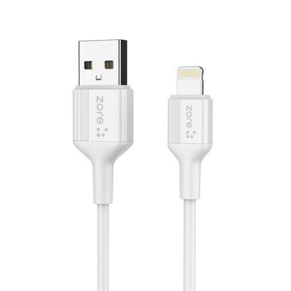 Zore Play Serisi PL1 Lightning 2in1 Seyahat Şarj Aleti 12W Beyaz