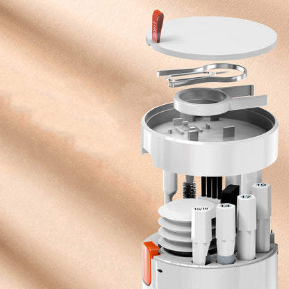 Zore Q20 20 in 1 Çok Fonksiyonlu Elektronik Cihaz Temizleme Kiti Beyaz