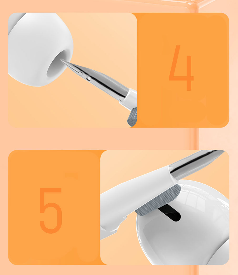 Zore Q20 20 in 1 Çok Fonksiyonlu Elektronik Cihaz Temizleme Kiti Beyaz