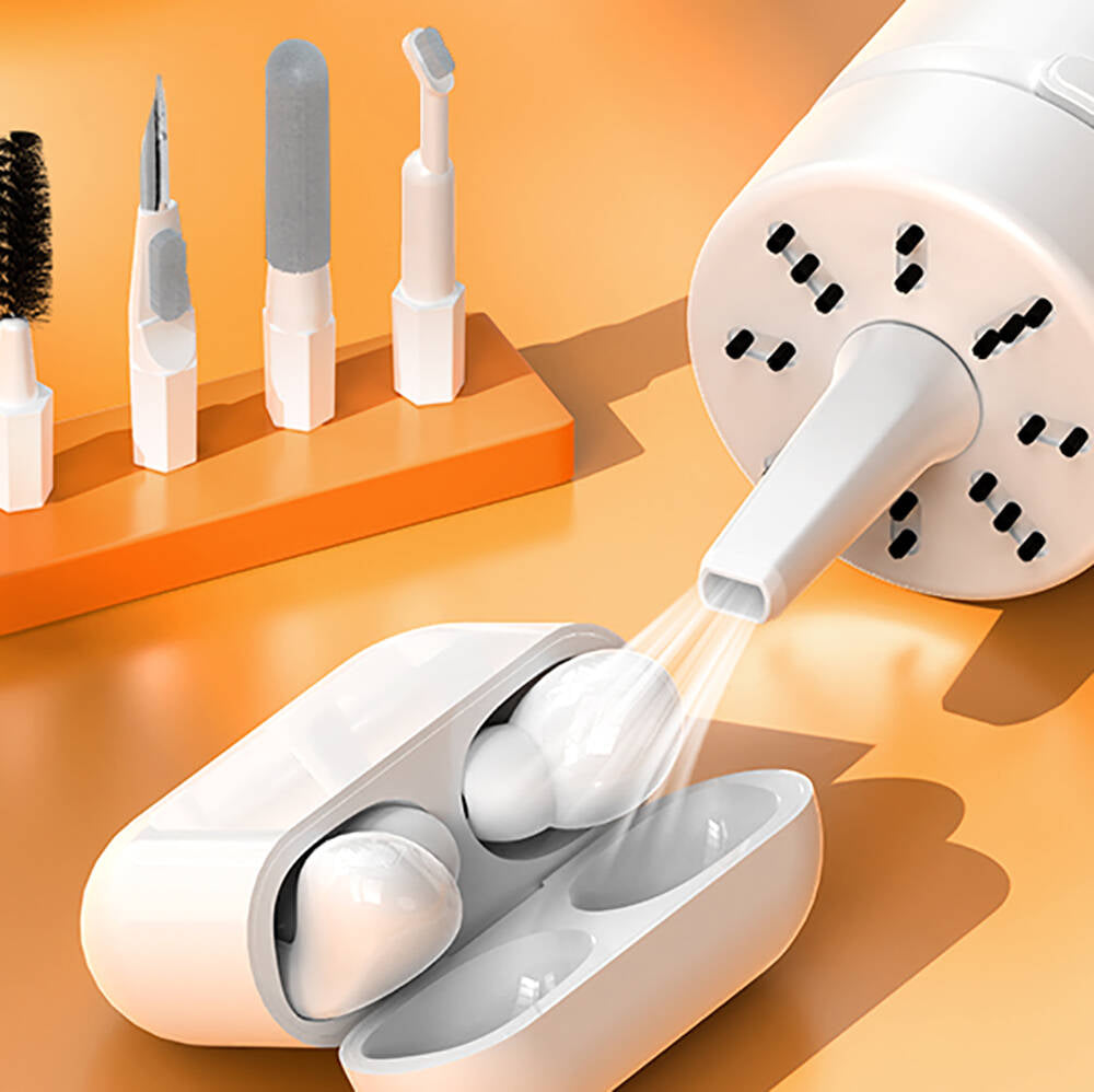 Zore Q21 21 in 1 Çok Fonksiyonlu Elektronik Cihaz Temizleme Kiti Beyaz