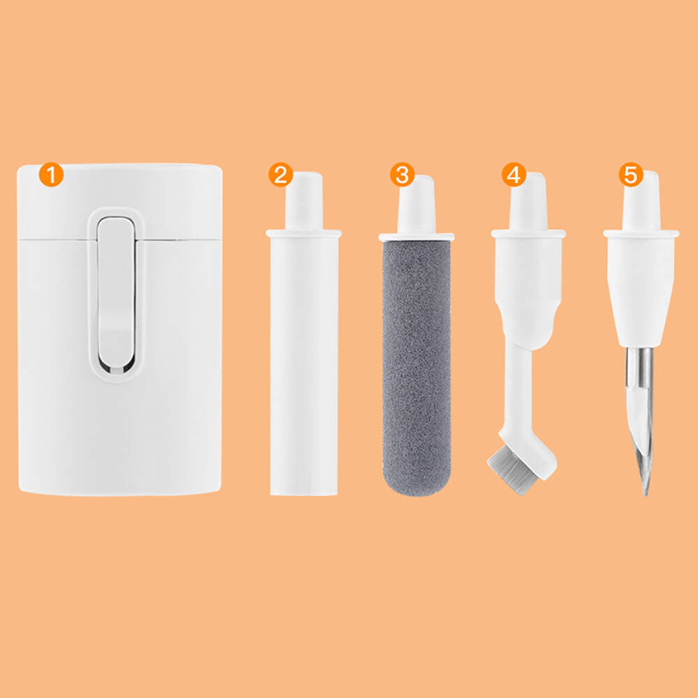 Zore Q5D 4in1 Mini Temizlik Kiti Beyaz