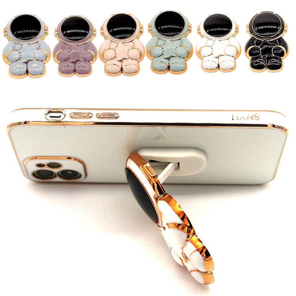 Zore Space Yıldızlı Astronot Figürlü Cep Telefonu Standı Mavi Açık