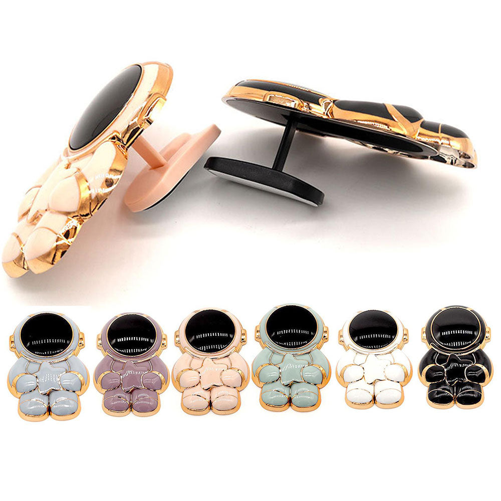 Zore Space Yıldızlı Astronot Figürlü Cep Telefonu Standı Beyaz