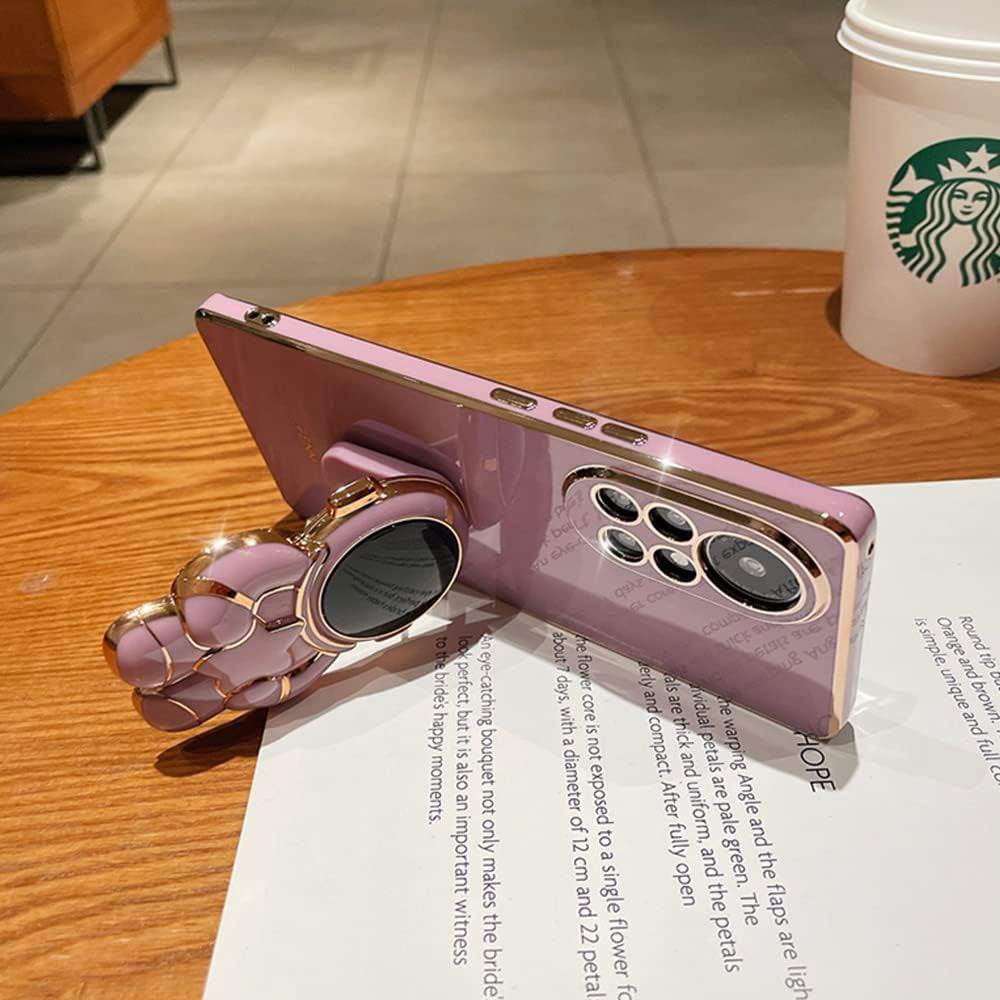 Zore Space Yıldızlı Astronot Figürlü Cep Telefonu Standı Pembe Açık