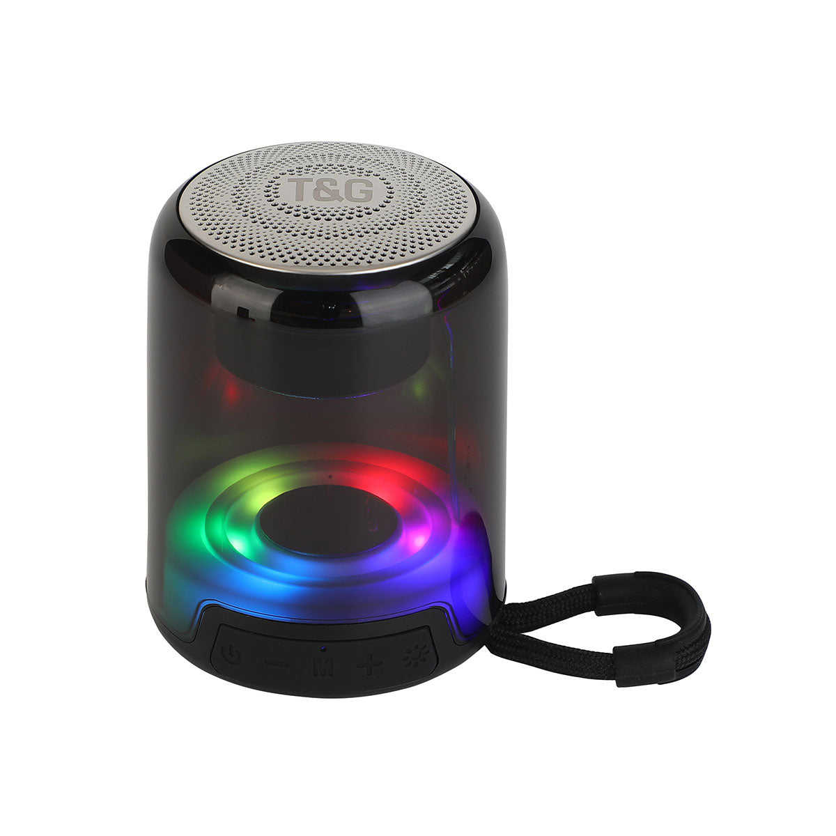 Zore TG314 Ayarlanabilir RGB Işıklı Bluetooth Hoparlör Speaker Siyah