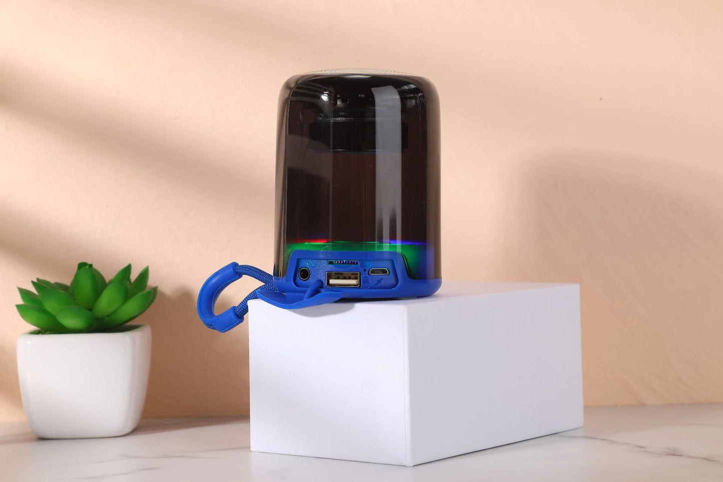 Zore TG314 Ayarlanabilir RGB Işıklı Bluetooth Hoparlör Speaker Siyah