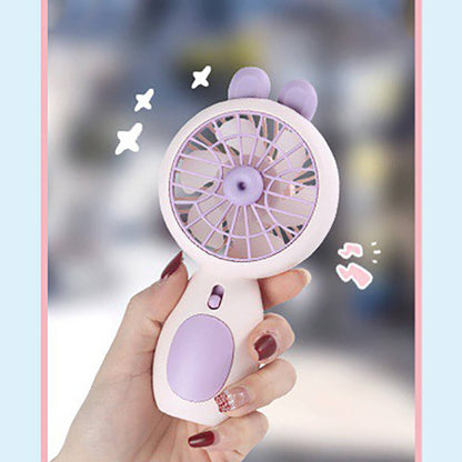 Zore ZB093 Işıklı Mini Vantilatör Portatif Soğutucu Fan Lila